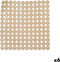 Antislipmat voor in de douche Beige PVC 54 x 54 x 1 cm (6 Stuks)