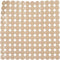 Antislipmat voor in de douche Beige PVC 54 x 54 x 1 cm (6 Stuks)