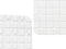 Antislipmat voor in de douche Ruiten Wit PVC 50,3 x 50,3 x 0,7 cm (6 Stuks)
