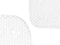 Antislipmat voor in de douche Wit PVC 53 x 52,5 x 1 cm (6 Stuks)