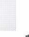 Antislipmat voor in de douche Wit PVC 68 x 1 x 36 cm (6 Stuks)