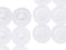 Antislipmat voor in de douche Wit PVC 68 x 1 x 36 cm (6 Stuks)