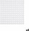 Antislipmat voor in de douche Wit PVC 68 x 36 x 1 cm (6 Stuks)