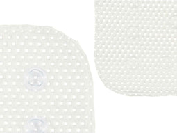Antislipmat voor in de douche Wit PVC 69,3 x 40 x 1 cm (6 Stuks)