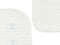 Antislipmat voor in de douche Wit PVC 69,3 x 40 x 1 cm (6 Stuks)