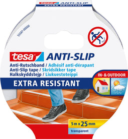 Antisliptape Tesa 55587 25mmx5m transparant | 6 stuks