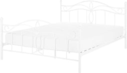 ANTLIA - Tweepersoonsbed - Wit - 140 x 200 cm - Metaal