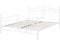ANTLIA - Tweepersoonsbed - Wit - 140 x 200 cm - Metaal