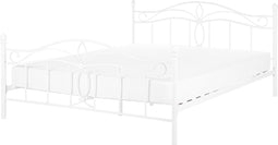 ANTLIA - Tweepersoonsbed - Wit - 160 x 200 cm - Metaal