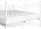 ANTLIA - Tweepersoonsbed - Wit - 160 x 200 cm - Metaal
