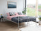 ANTLIA - Tweepersoonsbed - Wit - 160 x 200 cm - Metaal
