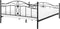 ANTLIA - Tweepersoonsbed - Zwart - 160 x 200 cm - Metaal