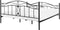 ANTLIA - Tweepersoonsbed - Zwart - 180 x 200 cm - Metaal