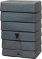 Antraciet muurtank 168L | Rechthoekige regenton | Compleet met accessoires