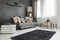 Antraciet vloerkleed - 200x290 cm - Effen - Modern