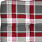 vidaXL - Bankkussens - pallet - 7 - st - ruitpatroon - rood