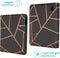imoshion E-reader Hoesje - Geschikt voor Tolino Vision 5 - Design Slim Hard Case Sleepcover Bookcase met stand - Black Graphic