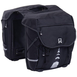 Willex Bagagetas XL 1200 - Dubbele Fietstas - 50 liter - Zwart