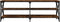 vidaXL - Tv-meubel - 140x40x50 - cm - bewerkt - hout - gerookt - eikenkleurig