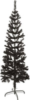 vidaXL - Kerstboom - smal - 120 - cm - zwart