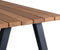 WOOOD Tablo Tuintafel Met A-poot - Naturel - 75x210x81
