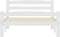 vidaXL - Bedframe - massief - grenenhout - wit - 90x200 - cm