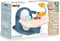 Smoby - Little Smoby - Baby Bath Time - Badspeelgoed - babybadzitje met tablet uitgerust met speelse activiteiten: 1 walvissproeier, 1 schoepenrad, 1 waterbloem en 1 beker