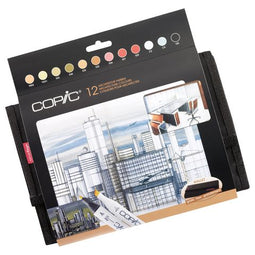 Copic Marker Wallet Set - Architecture Parbs - 12 stuks