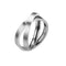 Anxiety Ring - (2 ringen) - Stress Ring - Fidget Ring - Anxiety Ring For Finger - Draaibare Ring - Spinning Ring - Zilver-Zilver kleurig RVS - (18.75 mm / maat 59)