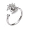 Anxiety Ring - (Draairing Bloem/Maan) - Stress Ring - Fidget Ring - Anxiety Ring For Finger - Draaibare Ring Dames - Spinning Ring - Spinner Ring - Zilver 925