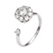 Anxiety Ring - (Draairing Bloemetje) - Stress Ring - Fidget Ring - Anxiety Ring For Finger - Draaibare Ring Dames - Spinning Ring - Spinner Ring - Zilver 925