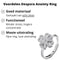Anxiety Ring - (Draairing Klavertje Vier) - Stress Ring - Fidget Ring - Anxiety Ring For Finger - Draaibare Ring Dames - Spinning Ring - Spinner Ring - One-size - Zilver 925