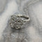 Anxiety Ring - (Draairing Klavertje Vier) - Stress Ring - Fidget Ring - Anxiety Ring For Finger - Draaibare Ring Dames - Angst Ring - Spinner Ring - Koper Zilver Plated