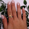 Anxiety Ring - (Draairing Zonnebloem/Bij) - Stress Ring - Fidget Ring - Anxiety Ring For Finger - Draaibare Ring Dames - Spinning Ring - Spinner Ring - One-size - Zilver 925