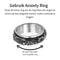 Anxiety Ring - (Draak) - Stress Ring - Fidget Ring - Anxiety Ring For Finger - Draaibare Ring - Spinning Ring - Zilverkleurig RVS - (17.50 mm / maat 55)