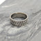 Anxiety Ring - (Dubbele Ketting) - Stress Ring - Fidget Ring - Anxiety Ring For Finger - Draaibare Ring - Spinning Ring - Zilver-Zilver kleurig RVS - (21.25mm / maat 67)