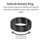 Anxiety Ring - (Keltisch) - Stress Ring - Fidget Ring - Anxiety Ring For Finger - Draaibare Ring - Spinning Ring - Zwartkleurig RVS - (20.75 mm / maat 65)