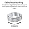 Anxiety Ring - (Keltisch) - Stress Ring - Fidget Ring - Fidget Toys - Draaibare Ring - Spinning Ring - Zilverkleurig RVS - (17.50 mm / maat 55)