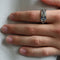 Anxiety Ring - (Ketting) - Stress Ring - Fidget Ring - Anxiety Ring For Finger - Draaibare Ring - Spinning Ring - Zilver-Zilver kleurig RVS - (18.50mm / maat 58)
