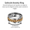 Anxiety Ring - (Kettinkje) - Stress Ring - Fidget Ring - Anxiety Ring For Finger - Draaibare Ring - Fidget Toys - Goud - (15.75mm / maat 49)
