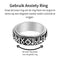 Anxiety Ring - (Noors) - Stress Ring - Fidget Ring - Draaibare Ring - Spinning Ring - Spinner Ring - Zilver - (16.25 mm / maat 51)
