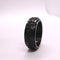 Anxiety Ring - (Noors) - Stress Ring - Fidget Ring - Draaibare Ring - Spinning Ring - Spinner Ring - Zwartkleurig RVS - (18.75 mm / maat 59)