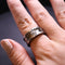 Anxiety Ring - (Schakels) - Stress Ring - Fidget Ring - Draaibare Ring - Spinning Ring - Spinner Ring - Zilverkleurig RVS - (16.50 mm / maat 52)