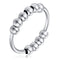 Anxiety Ring - Stress Ring - Fidget Ring - Anxiety Ring For Finger - Spinning Ring - Overprikkeld Brein - Spinner Ring - Zilverkleurig RVS - (19.75mm / maat 62)