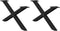 vidaXL - Salontafelpoten - 2 - st - X-vormig - 70x(30-31) - cm - staal - zwart