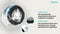Hisense WD3S9043BW3 - Was-droogcombinatie - 9 kg wassen 6 kg drogen - Wit
