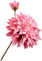 Silk-ka Kunstbloem-Zijde Dahlia Tak Roze 78 cm