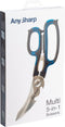 Anysharp 5-in-1 schaar multifunctioneel - Zwart/blauw