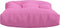 vidaXL - Palletkussens - 2 - st - stof - roze