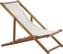 ANZIO - Strandstoel - Lichte houtkleur - Polyester